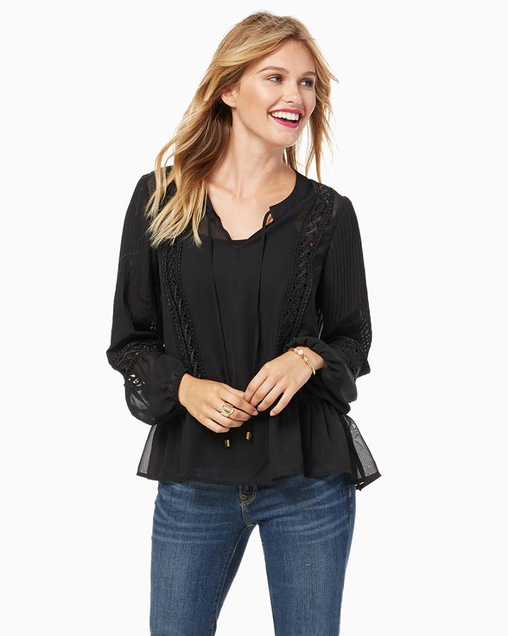 Charming Charlie Lilith Peasant Blouse