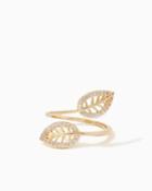 Charming Charlie Leafy Open Shank Ring