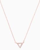 Charming Charlie Inverted Triangle Pendant Necklace