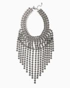 Charming Charlie Hip Metal Bib Necklace