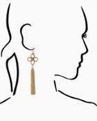 Charming Charlie Nautical Knots Tassel Earrings