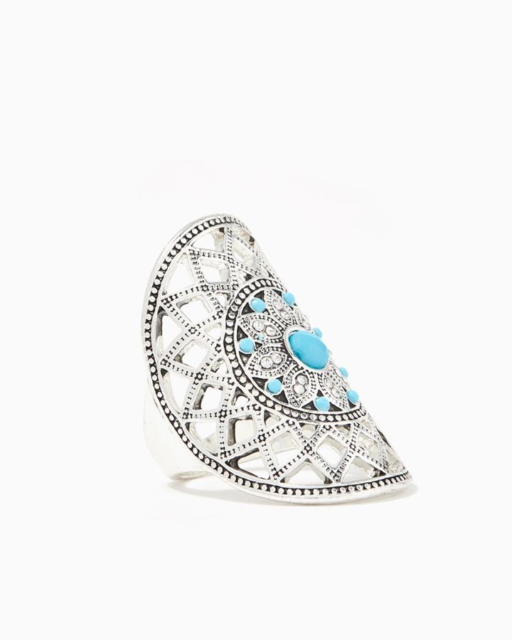 Charming Charlie Turquoise Sunshine Ring