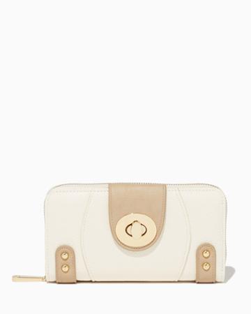 Charming Charlie Posh Rock Turnlock Wallet