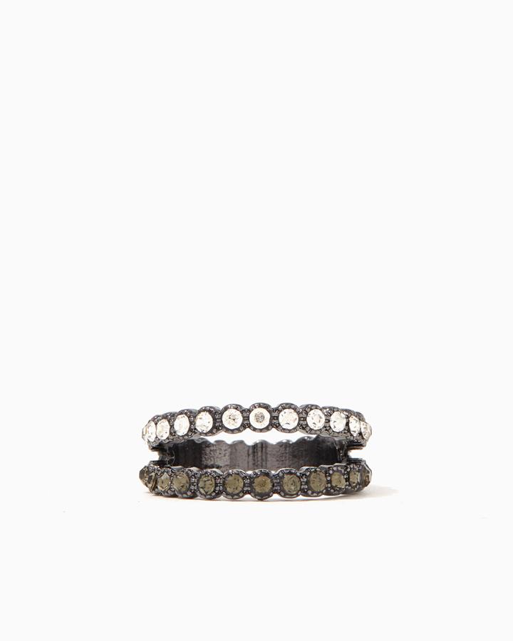 Charming Charlie Open Work Rhinestone Ring