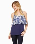 Charming Charlie Katy Popover Tier Tank