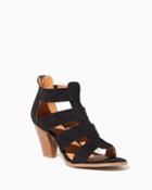 Charming Charlie Cage Stacked Heel Sandals