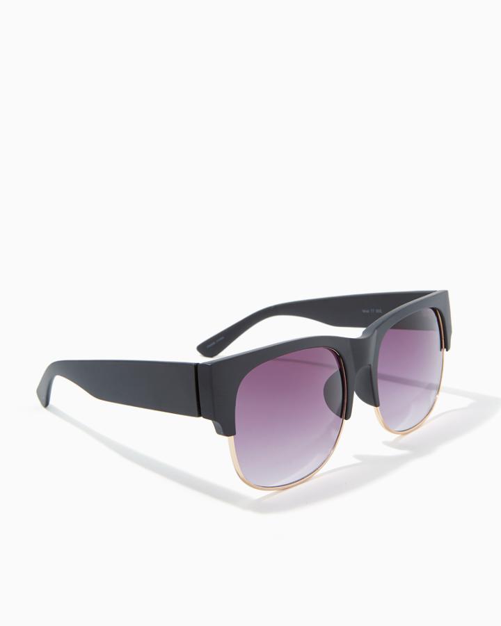 Charming Charlie Top Down Oversized Sunglasses