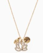 Charming Charlie Inspired Lotus Pendant Necklace
