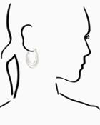 Charming Charlie Thrice Looped Oval Hoops