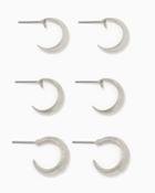 Charming Charlie 9 To 5 Huggie Hoop Earrings