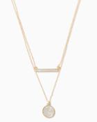 Charming Charlie Stardust Nights Layered Necklace