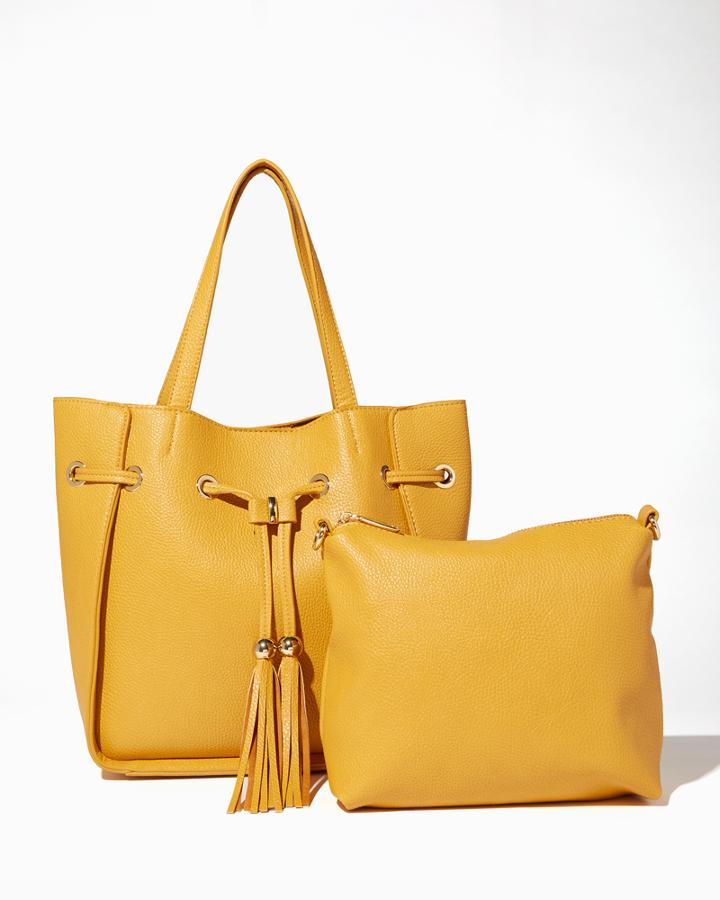 Charming Charlie Boho Tassel Bag-in-bag