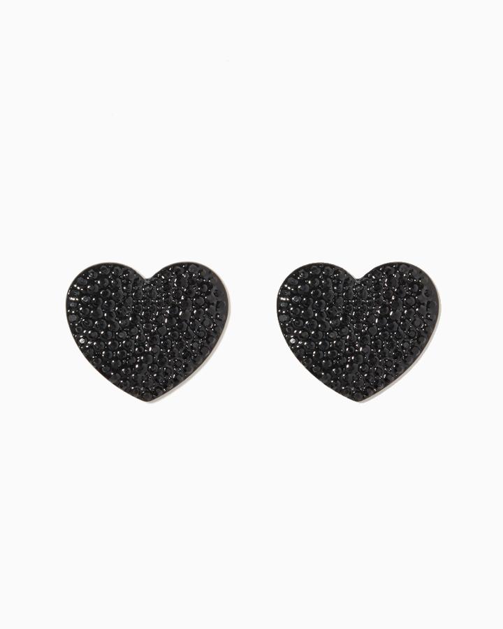 Charming Charlie Mi Amour Heart Earrings