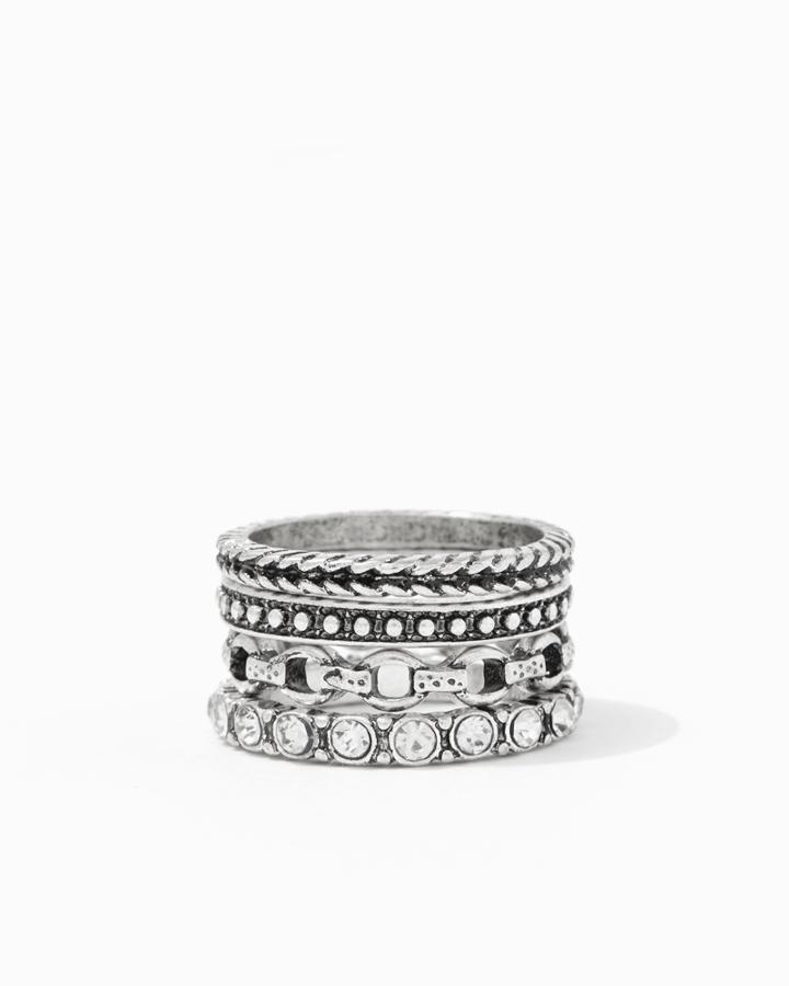 Charming Charlie Elmira Stacked Ring Set