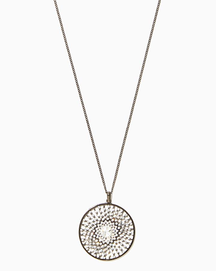 Charming Charlie Starlight Burst Pendant Necklace