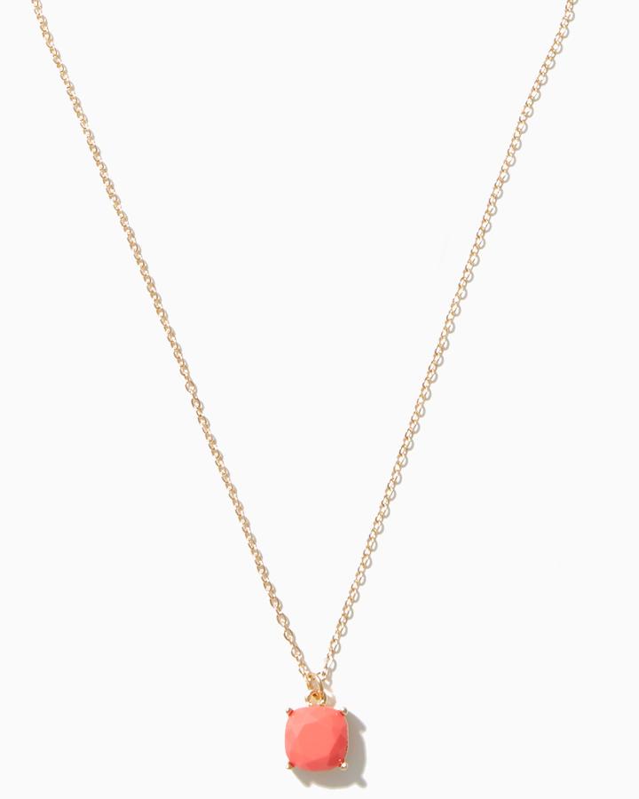 Charming Charlie Kels Faceted Pendant Necklace