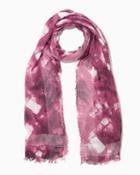 Charming Charlie Abstract Ombr Fringe Scarf
