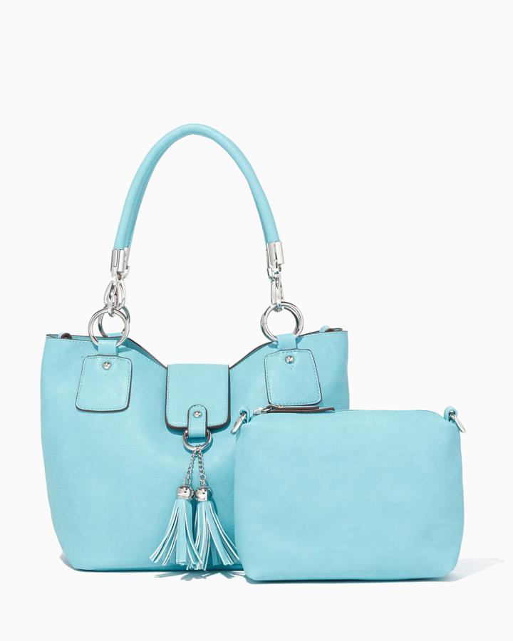 Charming Charlie Wallaby Tassel Bag-in-bag