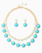 Charming Charlie Point Stone Necklace Set
