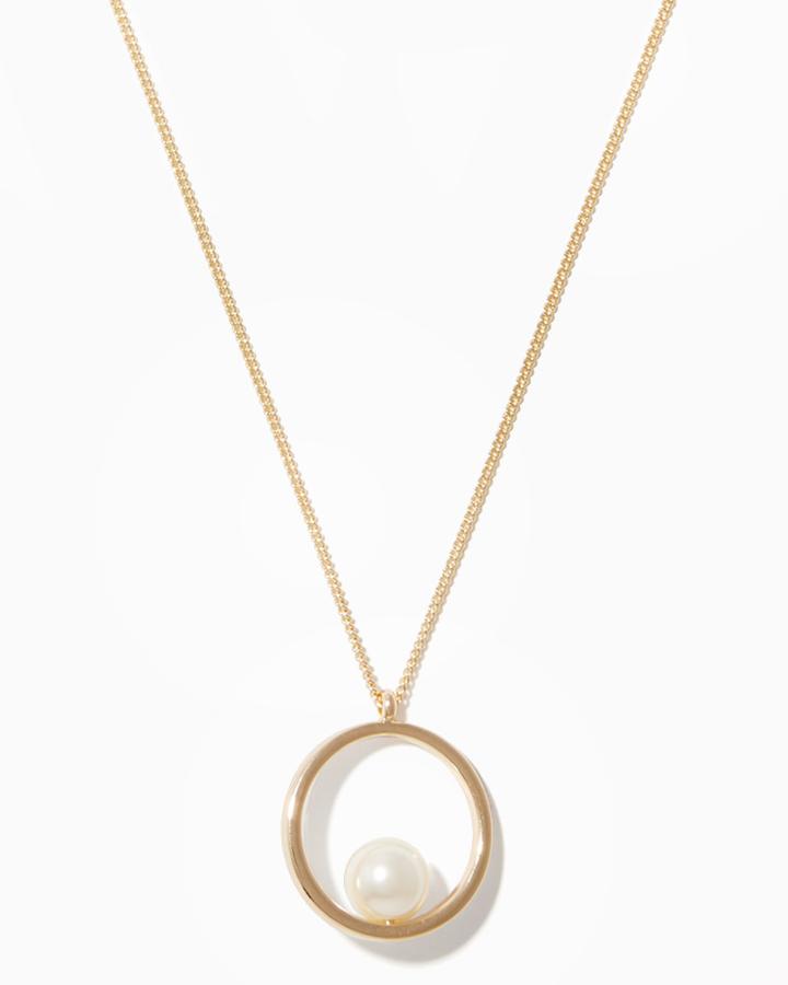 Charming Charlie Hidden Treasure Pearl Necklace