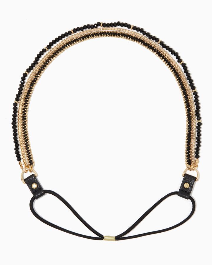 Charming Charlie Mixed Chain Hair Wrap