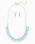 Charming Charlie Totally Teardrop Statement Necklace Set