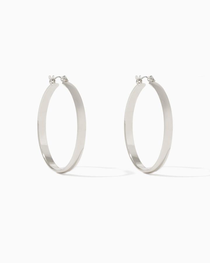 Charming Charlie Large Click Top Hoops
