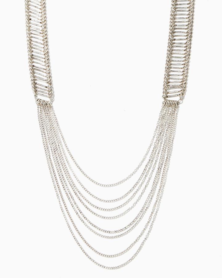 Charming Charlie Dia Layered Chain Necklace