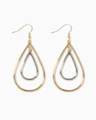 Charming Charlie Mari Mixed Teardrop Earrings