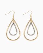 Charming Charlie Mari Mixed Teardrop Earrings