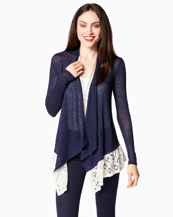 Charming Charlie Aspen Cascade Cardigan