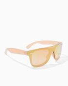 Charming Charlie Iridescence Square Shield Sunglasses
