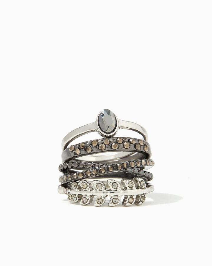 Charming Charlie Orion Stacked Ring Set