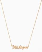 Charming Charlie Michigan Pendant Necklace