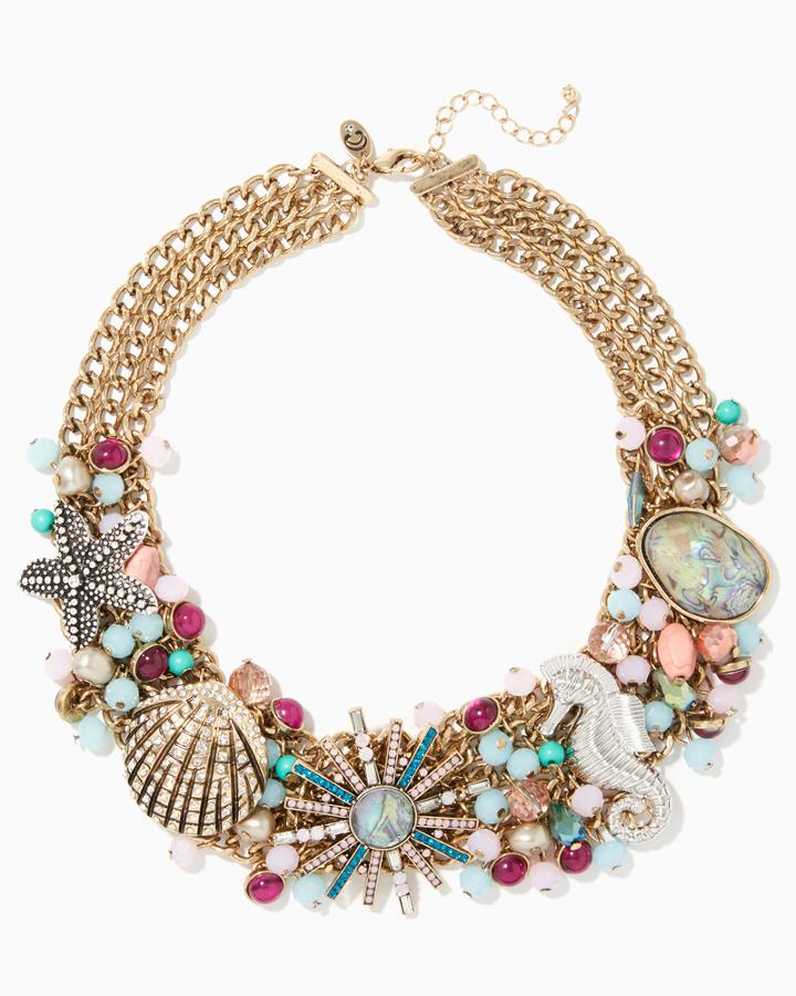 Charming Charlie By The Seashore Bib Necklace