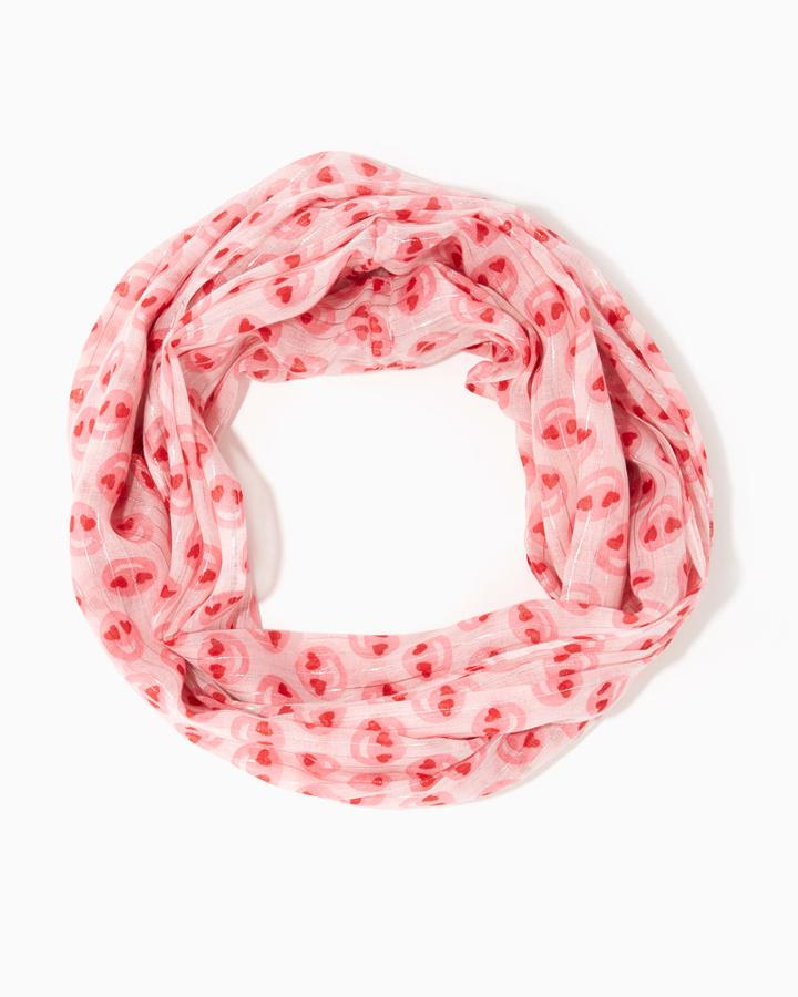 Charming Charlie Heart Eyes Emoji Infinity Scarf