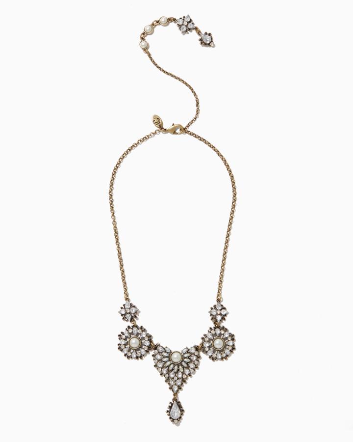 Charming Charlie Ciara Vintage Pearl Necklace