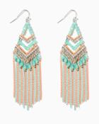 Charming Charlie Time To Shine Beaded Earrings