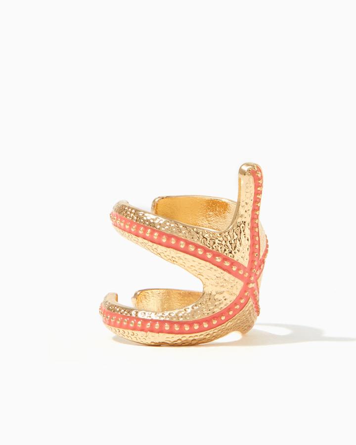 Charming Charlie Starfish Open Band Ring