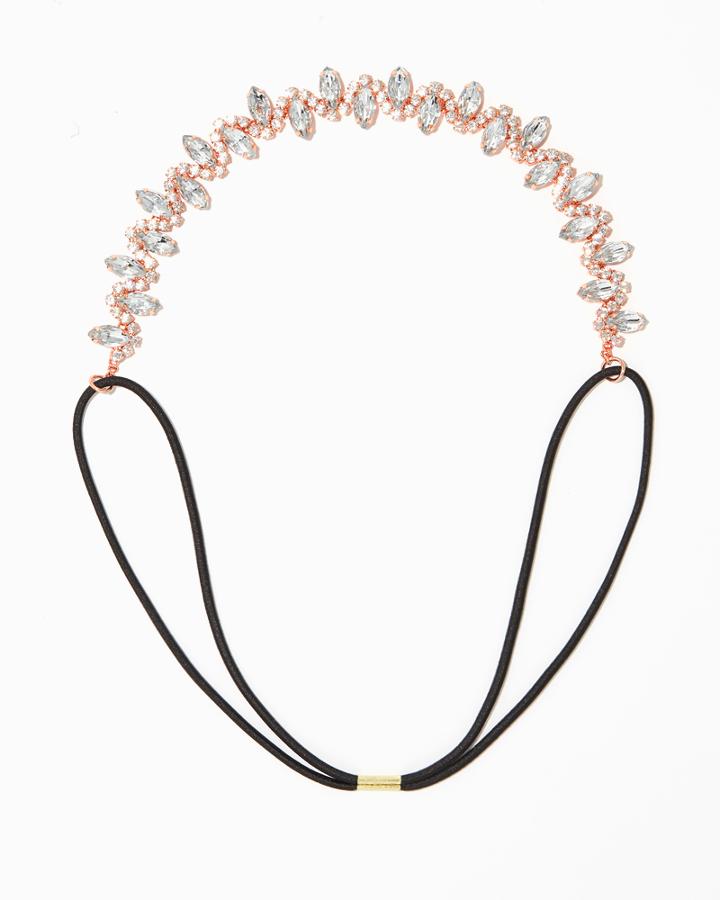 Charming Charlie Rhinestone Encrusted Hair Wrap