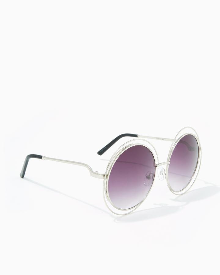 Charming Charlie Wire Round Sunglasses