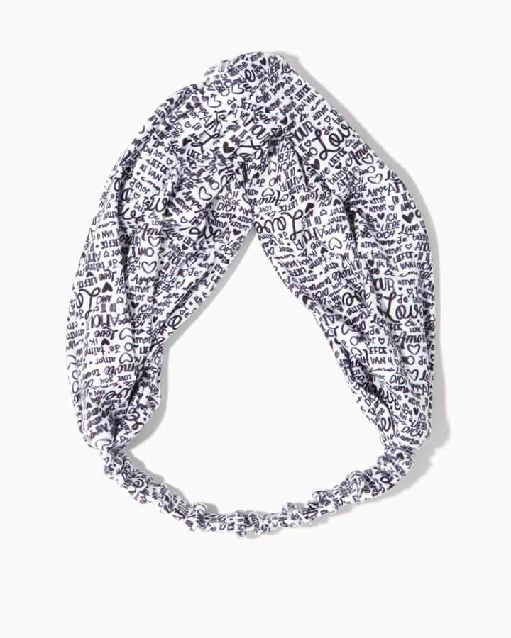 Charming Charlie Love Words Hair Wrap