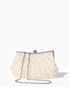 Charming Charlie Classic Frame Pearl Clutch