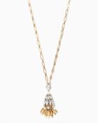 Charming Charlie Pine Marquise Pendant Necklace