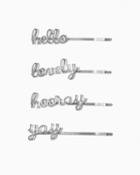 Charming Charlie Express Yourself Hair Pins