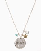Charming Charlie Howdy Pendant Necklace