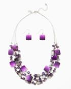 Charming Charlie Omni Ombr Necklace Set