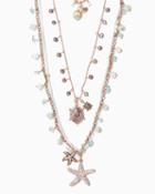 Charming Charlie Beach Vibes Layered Necklace