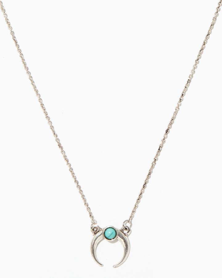 Charming Charlie Squash Blossom Pendant Necklace