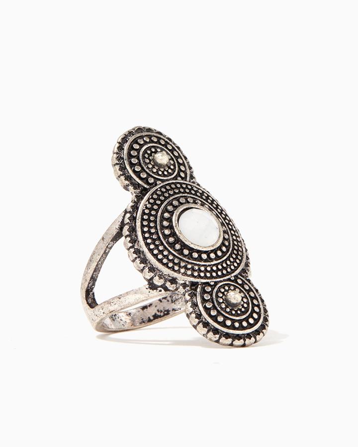 Charming Charlie Sundial Trio Ring